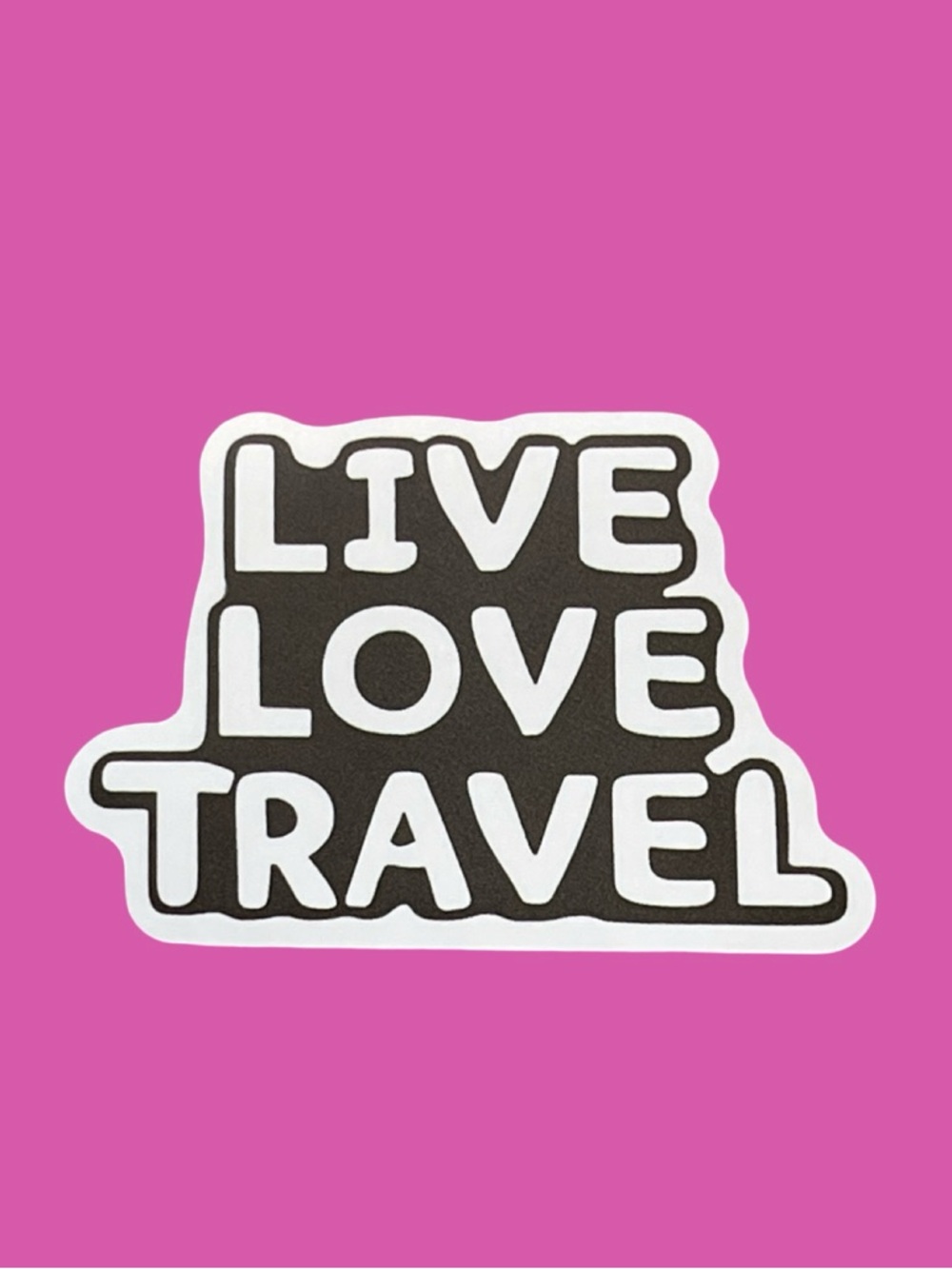 Live Love Travel Sticker